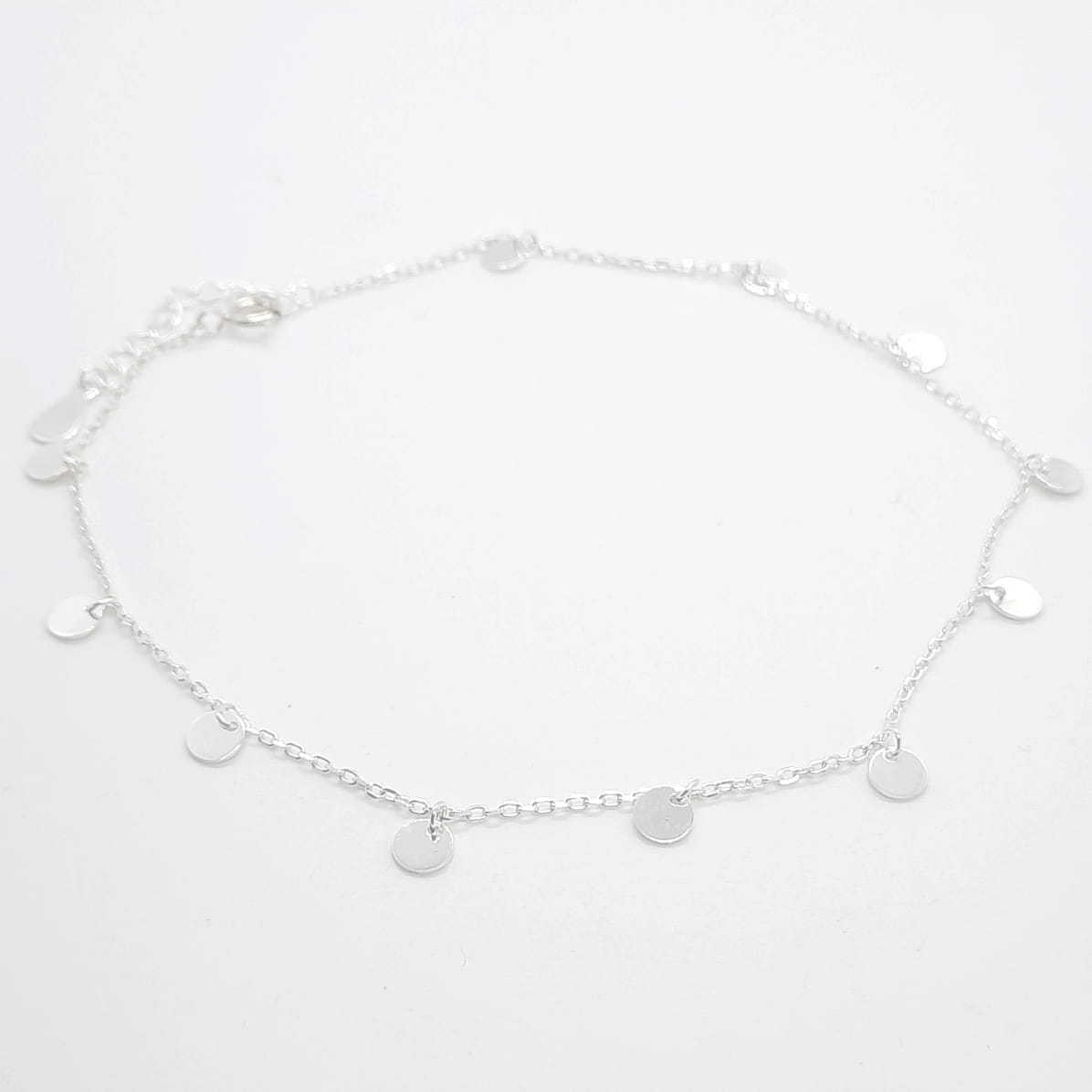 Fusskette aus Silber mit Medaillons - Medilla Armband KOOMPLIMENTS