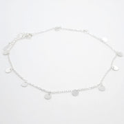 Fusskette aus Silber mit Medaillons - Medilla Armband KOOMPLIMENTS