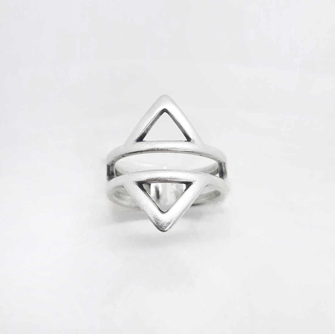 Geometrischer Ring Silber - Kira Ringe KOOMPLIMENTS
