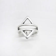 Geometrischer Ring Silber - Kira Ringe KOOMPLIMENTS