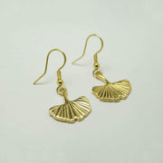 Ginkgoblatt Ohrringe - Gold Ohrringe KOOMPLIMENTS