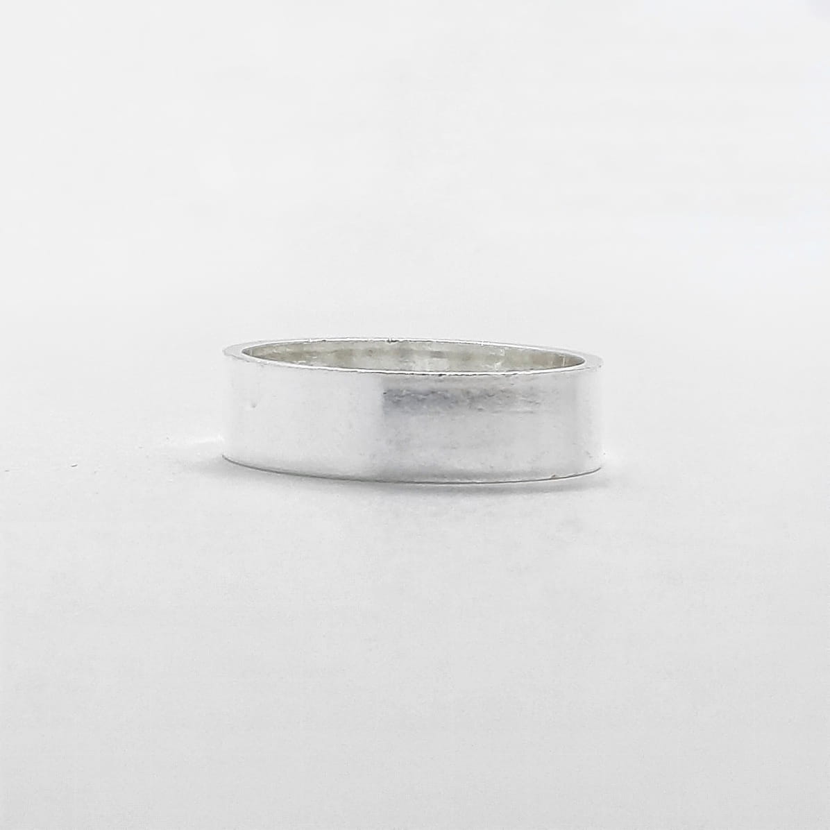 Glatter flacher Allianz-Ring Silber Ringe KOOMPLIMENTS
