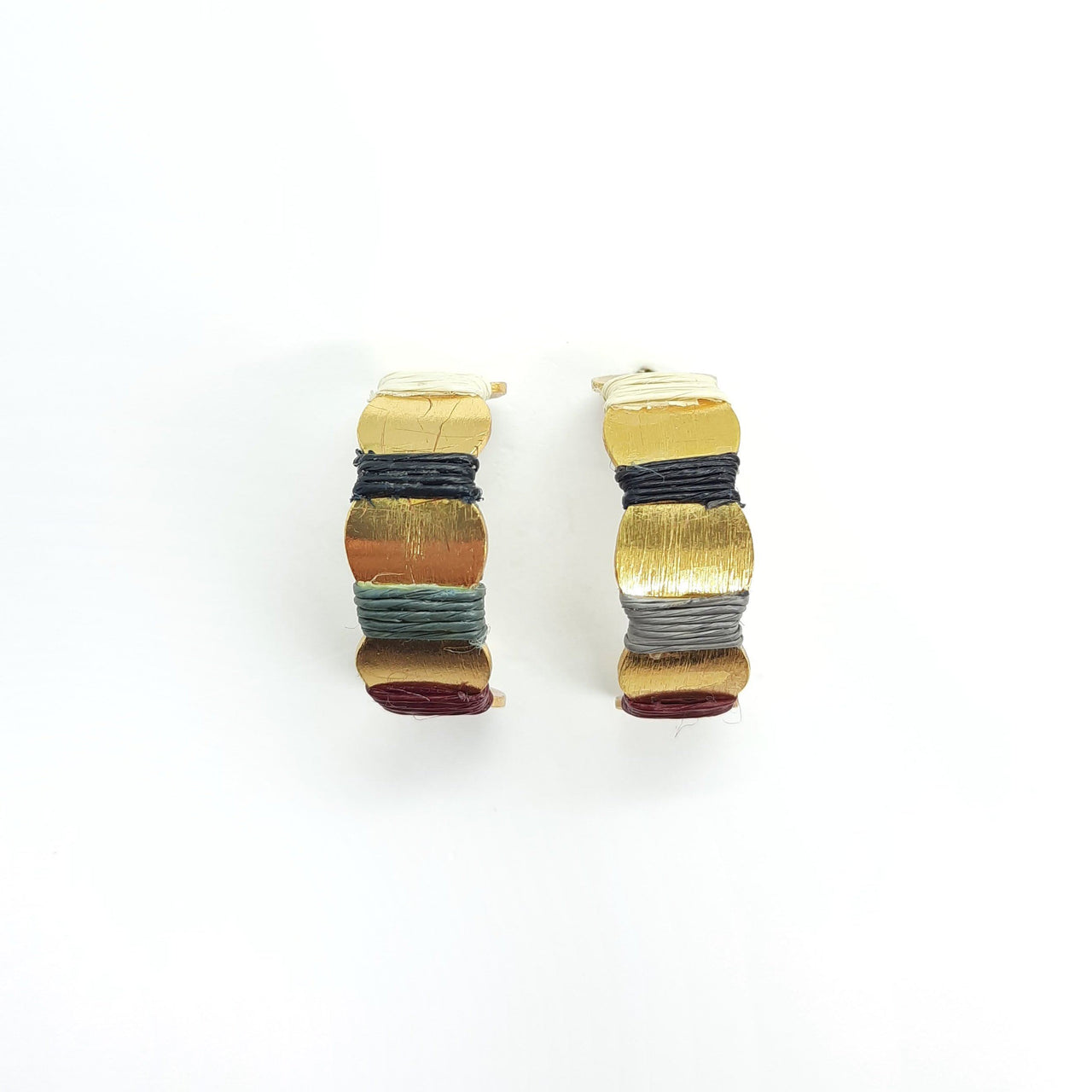 Gold Creolen in C Form Antlia - Lucera Ohrringe KOOMPLIMENTS