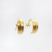 Gold Creolen Olivenblatt - Olive Leaf Gold Ohrringe KOOMPLIMENTS