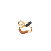 Gold Doppel-Ring Bruma - Nomadic Creatures Ringe KOOMPLIMENTS