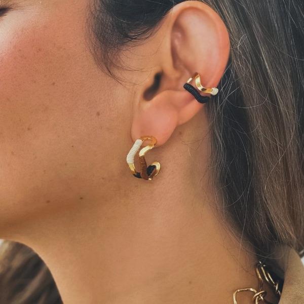 Gold Ear cuff Bruma - Lucera Ohrringe KOOMPLIMENTS