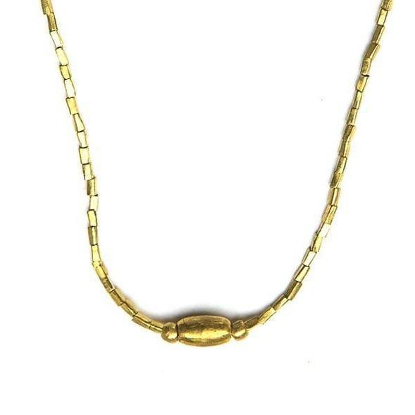 Goldene zierlich Halskette - Emnet Halskette KOOMPLIMENTS