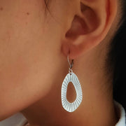 Grosse ovale Ohrringe aus Silber - Ovala Ohrringe KOOMPLIMENTS
