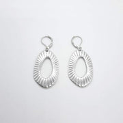 Grosse ovale Ohrringe aus Silber - Ovala Ohrringe KOOMPLIMENTS