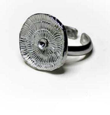 Grosser Cocktail Ring aus Sterlingsilber - Sillage Ringe KOOMPLIMENTS