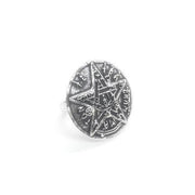 Grosser Damen Ring Silber Stern - Tetragrama Ringe KOOMPLIMENTS