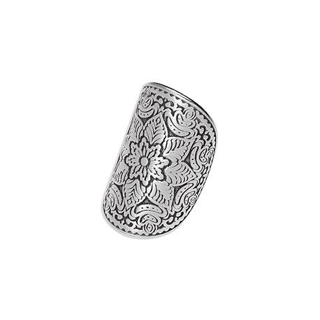 Grosser Mandala Ring aus Silber für Frauen Ringe KOOMPLIMENTS