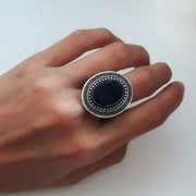 Grosser Ring aus Silber - Bora Ringe KOOMPLIMENTS