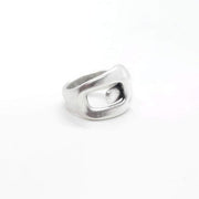 Grosser Silber Ring für Frauen - Schnalle Ringe KOOMPLIMENTS