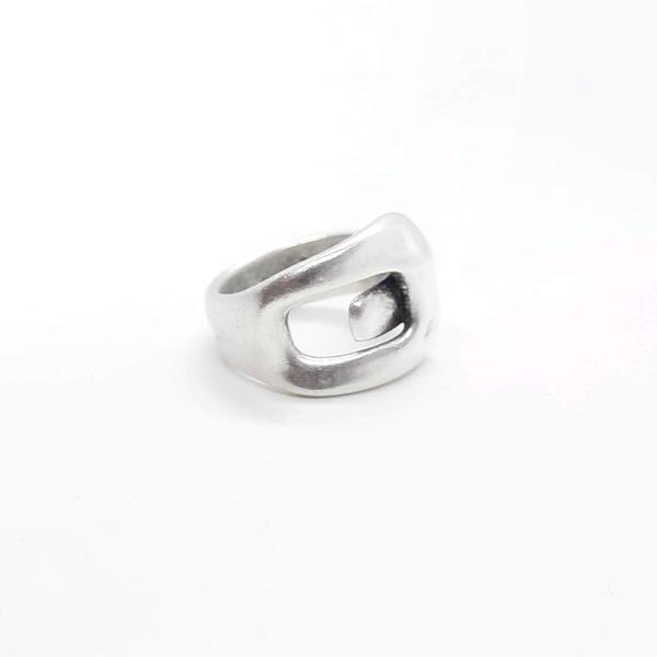 Grosser Silber Ring für Frauen - Schnalle Ringe KOOMPLIMENTS