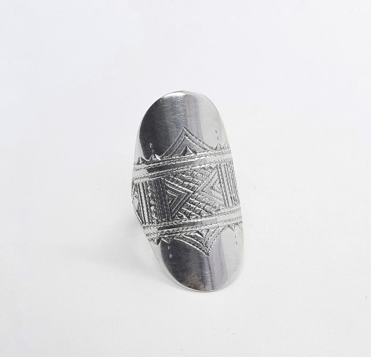 Grosser Tuareg Silberring - Schild Ringe KOOMPLIMENTS
