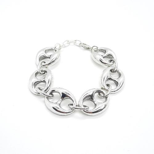 Grosses Silber Glieder-Armband - Links Armband KOOMPLIMENTS