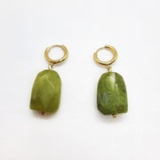 Grüner Stein Ohrringe - Green Stone Ohrringe KOOMPLIMENTS