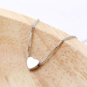 Halskette aus Silber mit Herz - Athena Halsketten KOOMPLIMENTS