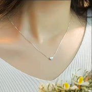 Halskette aus Silber mit Herz - Athena Halsketten KOOMPLIMENTS