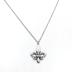 Collana semplice con giglio - Fleur de Lys