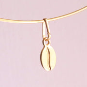 Halskette mit Kaffeebohne aus Gold Halsketten KOOMPLIMENTS