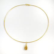 Halskette mit Kaffeebohne aus Gold Halsketten KOOMPLIMENTS