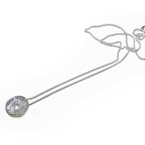 Halskette mit Unterlegscheibe aus Sterlingsilber - Sillage Halsketten KOOMPLIMENTS
