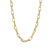Halskette Rechtecke aus Gold Edelstahl Halsketten KOOMPLIMENTS 