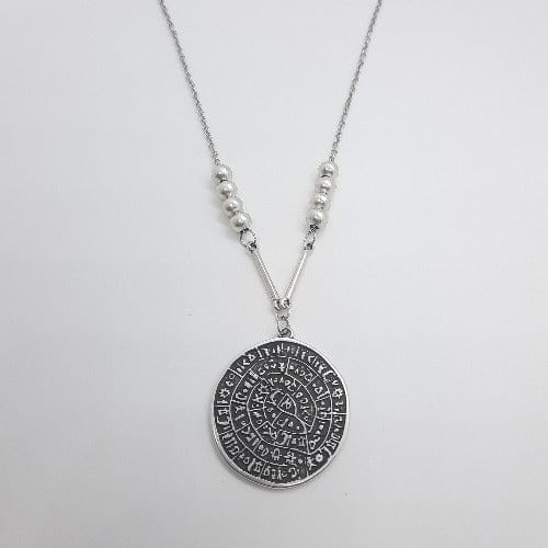 Halskette Silber mit Medaillon Phaistos Halsketten KOOMPLIMENTS