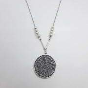 Halskette Silber mit Medaillon Phaistos Halsketten KOOMPLIMENTS