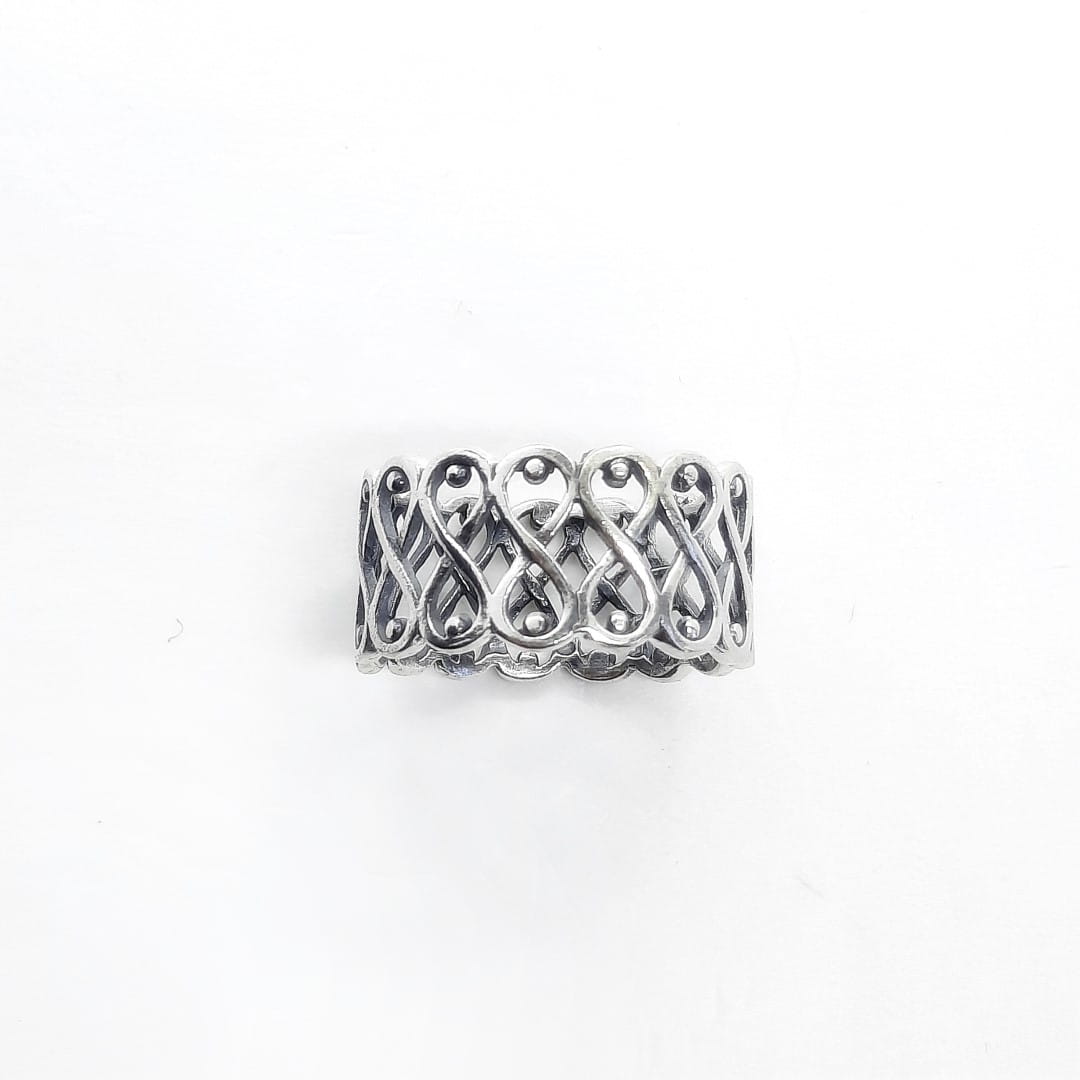 Infinity Ring mit Motiv aus Silber Ringe KOOMPLIMENTS