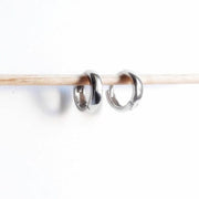 Klappcreolen aus Silber 925 - Basics Ohrringe KOOMPLIMENTS