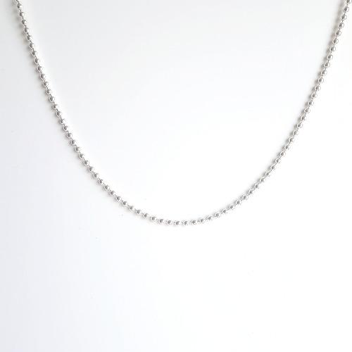 Klassische Silber Halskette mit runden Perlen - Armanda Halsketten KOOMPLIMENTS