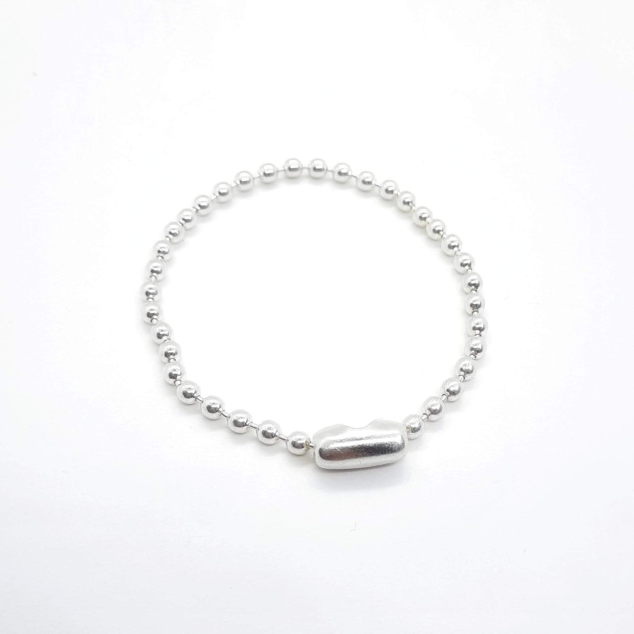 Klassisches Silber Armband mit runden Perlen - Armanda Armband KOOMPLIMENTS