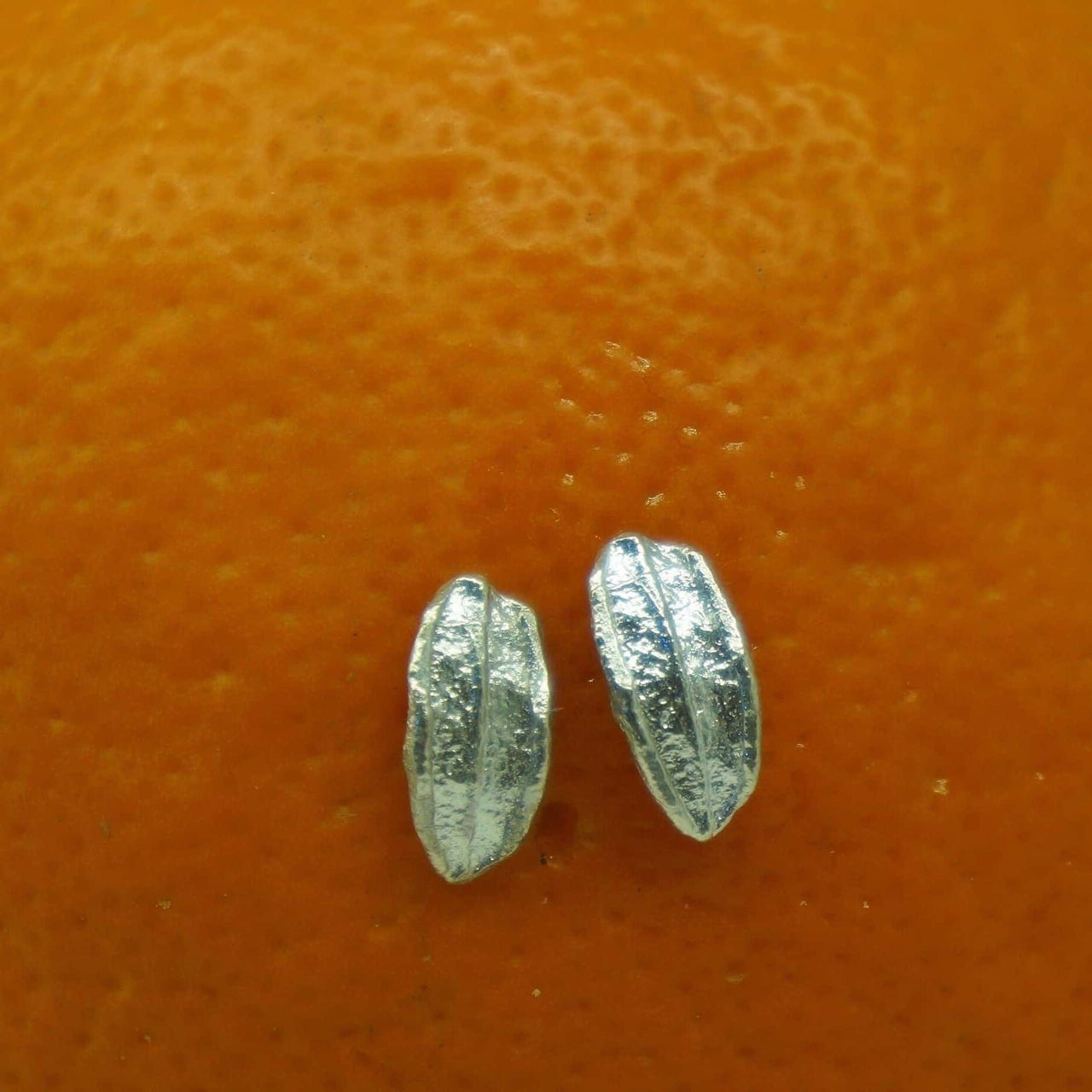Kleine Silber Ohrstecker Olivenbaumblatt Ohrstecker KOOMPLIMENTS
