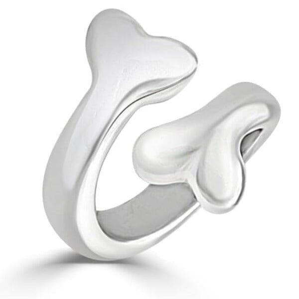 Knochen Silber Ring - BONES Ringe KOOMPLIMENTS