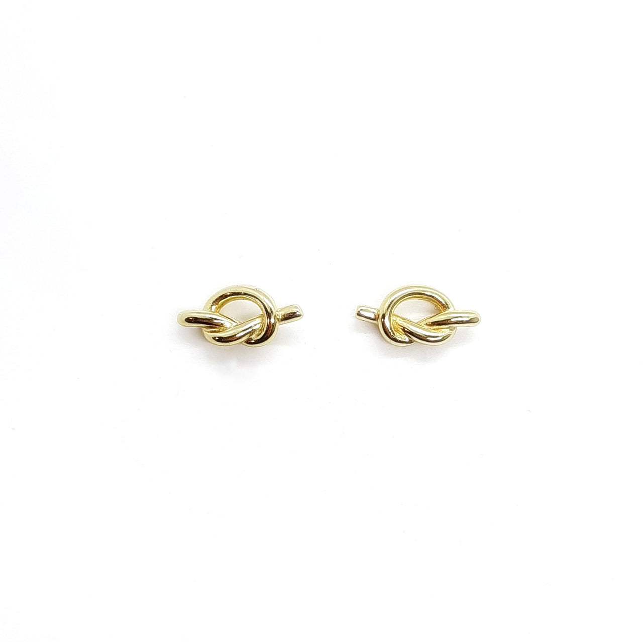 Knoten Ohrstecker Silber Klein - Gold Ohrstecker KOOMPLIMENTS
