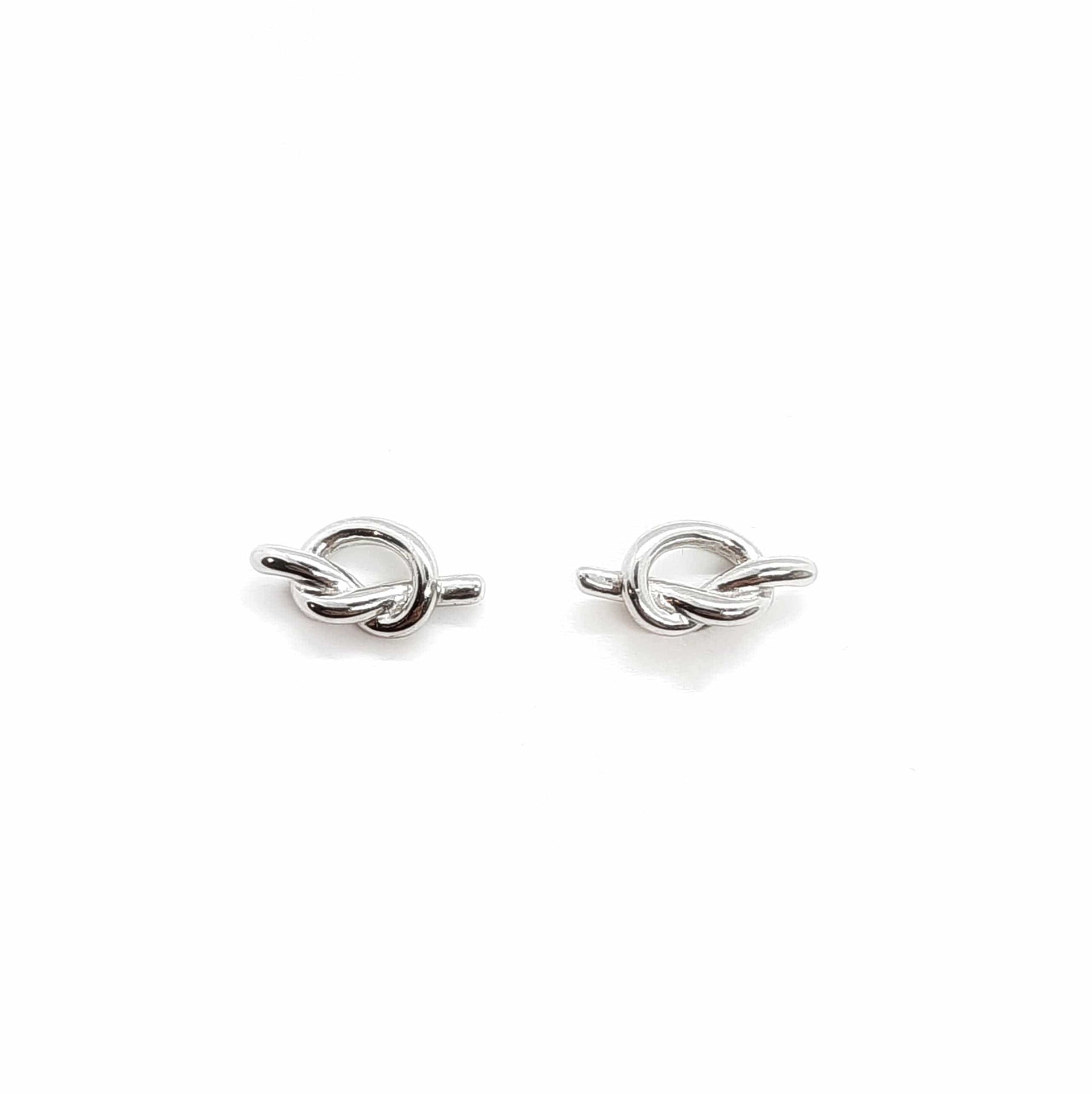 Knoten Ohrstecker Silber Klein - Silver Ohrstecker KOOMPLIMENTS