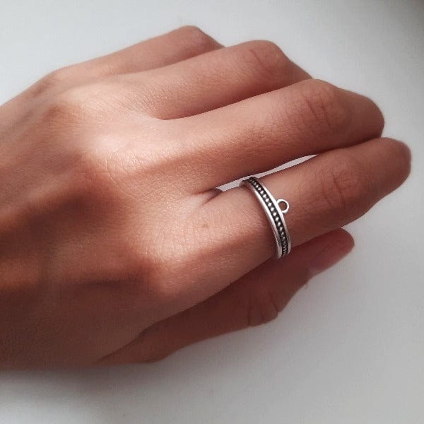 Kreis Ring aus Silber - Serendipity Ringe KOOMPLIMENTS