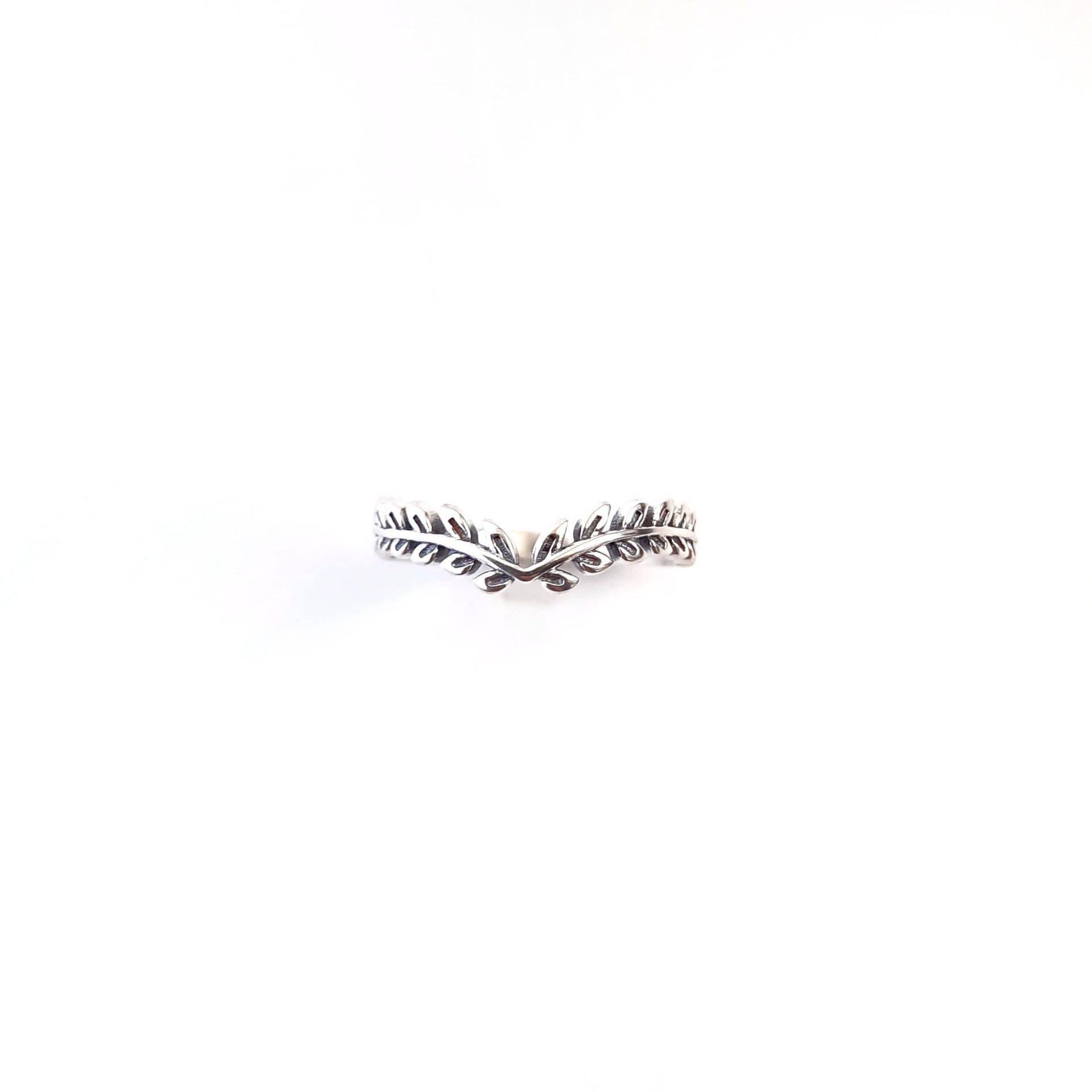 Kronen Ring Cesar aus Silber Ringe KOOMPLIMENTS