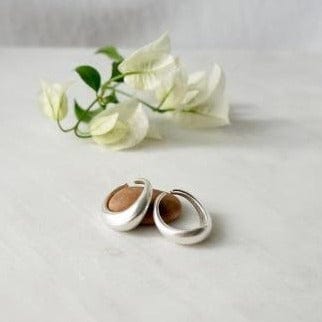 Kurviger Ring aus Silber Ringe KOOMPLIMENTS