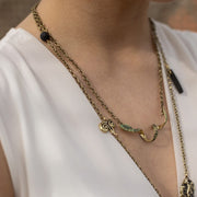 Kurze Halskette mit Schlange - OPHIS Halsketten KOOMPLIMENTS 