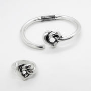 Lange Halskette mit Herz Knot Halsketten KOOMPLIMENTS