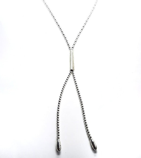 Lange Halskette mit Kugeln aus Silber - Symphony Halsketten KOOMPLIMENTS