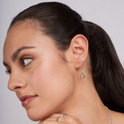 Lange Silberohrringe mit Spirale Ohrringe KOOMPLIMENTS 