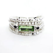 Lederarmband mit Kristallknopf - Elsa Armband KOOMPLIMENTS