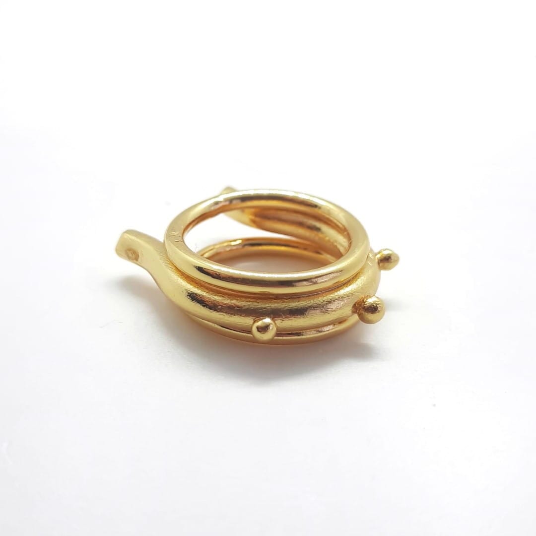 Massiver Doppelring Gold - FARO MAXI Ringe KOOMPLIMENTS