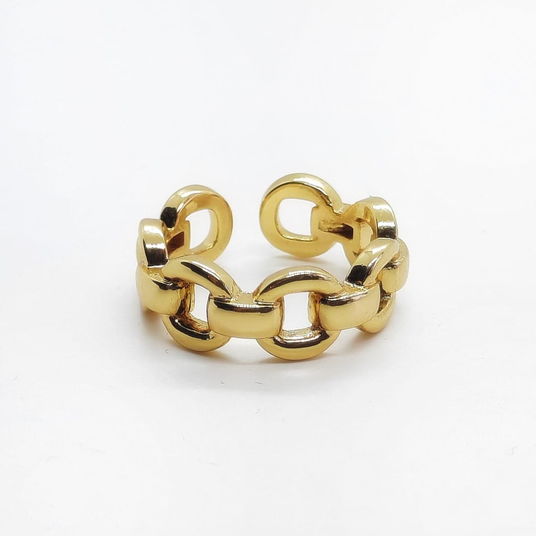Massiver eleganter Ring in Form einer Kette Ringe KOOMPLIMENTS