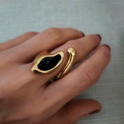 Massiver Gold Ring - Asteroid Ringe KOOMPLIMENTS